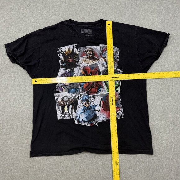 Marvel Comics Mens Size XL Shirt 2012 Mad Engine Spider-Man Wolverine Hulk Thor - Picture 4 of 5
